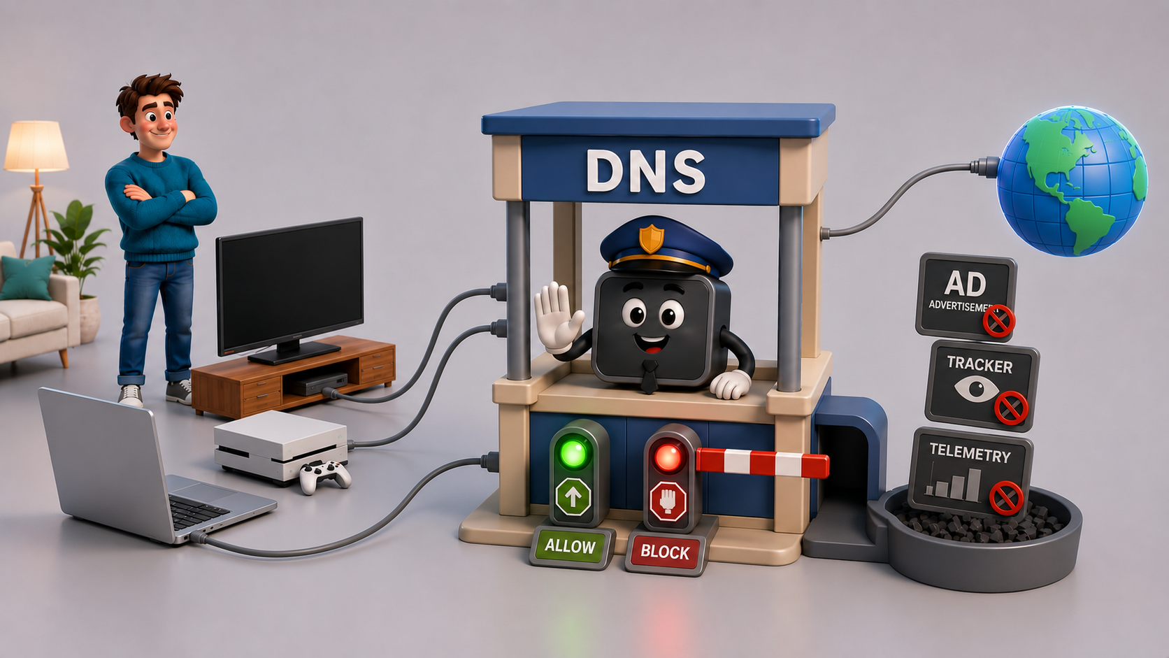 Bloquer la pub à la source : le DNS